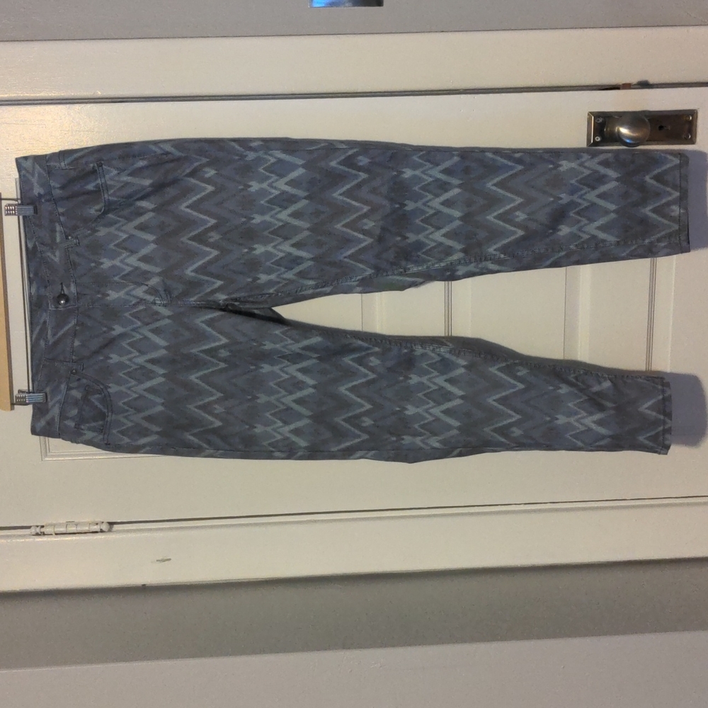 Lane Bryant Printed Skinny Jeans Size 18